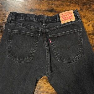 Levi's 505 Black Men's Jeans 36x32